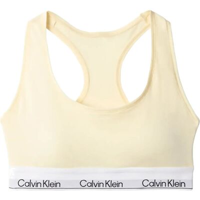 Calvin Unlined Bralette M Yellow M Calvin Unlined Bralette M Yellow M