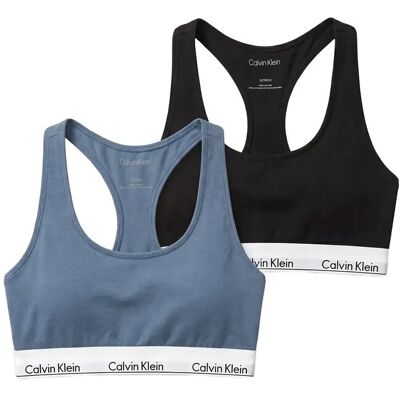Calvin Bralette 2Pk S Black S Calvin Bralette 2Pk S Black S