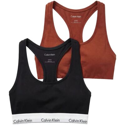 Calvin Bralette 2Pk L Black L Calvin Bralette 2Pk L Black L