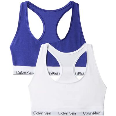 Calvin Bralette 2Pk XL White XL Calvin Bralette 2Pk XL White XL