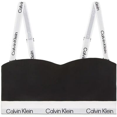 Calvin Lightly Lined Bandeau S Black S Calvin Lightly Lined Bandeau S Black S