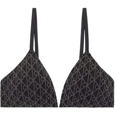 Calvin Lightly Lined Triangle S Black S Calvin Lightly Lined Triangle S Black S