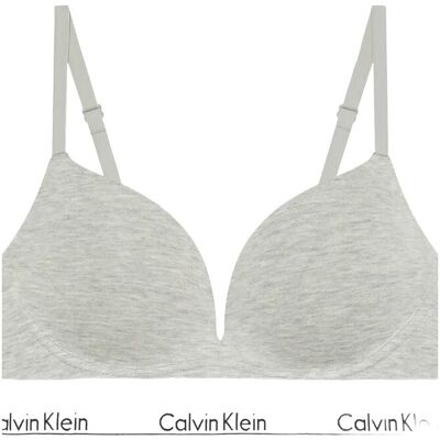 Calvin Push Up Plunge D x 75 Grey D x 75 Calvin Push Up Plunge D x 75 Grey D x 75