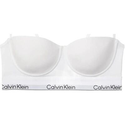 Calvin Lightly Lined Balconette (Longli C x 70 White C x 70 Calvin Lightly Lined Balconette (Longli C x 70 White C x 70