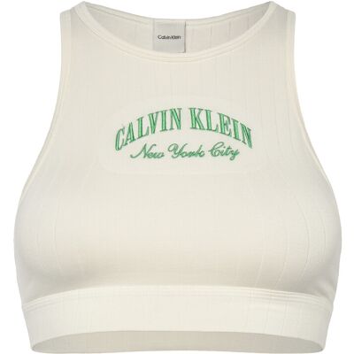 Calvin Unlined Bralette M Cream M Calvin Unlined Bralette M Cream M