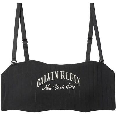 Calvin Lightly Lined Bandeau XL Black XL Calvin Lightly Lined Bandeau XL Black XL