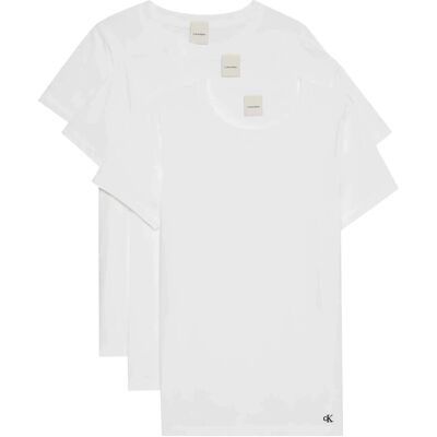 Calvin Cotton Tee 3Pk XL White XL Calvin Cotton Tee 3Pk XL White XL