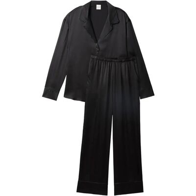 Calvin Satin Set L Black L Calvin Satin Set L Black L