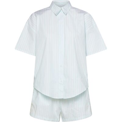 Calvin S/S Shirt Short Set XS Green XS Calvin S/S Shirt Short Set XS Green XS