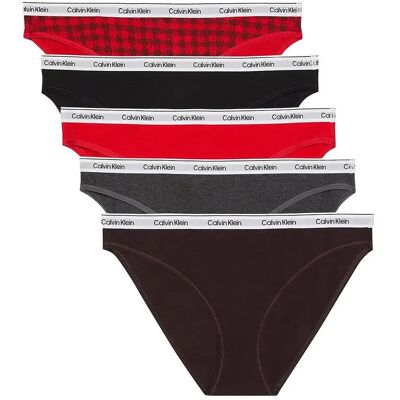 Calvin Bikini 5Pk M Red M Calvin Bikini 5Pk M Red M