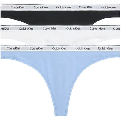 Calvin Thong 3Pk L Blue L Calvin Thong 3Pk L Blue L