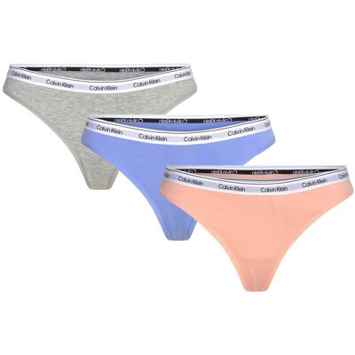 Calvin Thong 3Pk XL Blue XL Calvin Thong 3Pk XL Blue XL