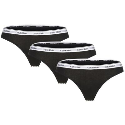 Calvin Thong 3Pk XXL Black XXL Calvin Thong 3Pk XXL Black XXL