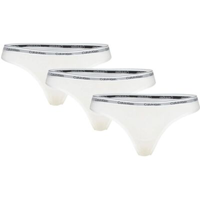 Calvin Thong 3Pk XL White XL Calvin Thong 3Pk XL White XL
