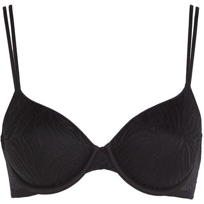 Calvin Lightly Lined Demi A x 70 Black A x 70 Calvin Lightly Lined Demi A x 70 Black A x 70