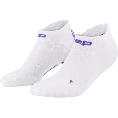 CEP Core Run Ultralight Socks, No Show, 4.0 III White III CEP Core Run Ultralight Socks, No Show, 4.0 III White III