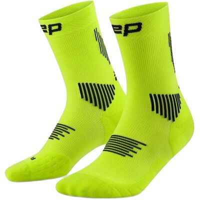 CEP Core Run Socks, Mid Cut, 5.0 IV Yellow IV CEP Core Run Socks, Mid Cut, 5.0 IV Yellow IV
