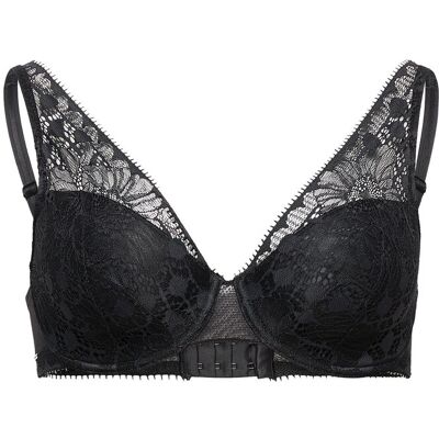 CHANTELLE Day To Night Plunge Spacer Bra E x 70 Black E x 70 CHANTELLE Day To Night Plunge Spacer Bra E x 70 Black E x 70