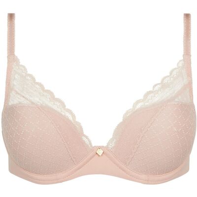 CHANTELLE Norah Chic Plunge Bra E x 80 Pink E x 80 CHANTELLE Norah Chic Plunge Bra E x 80 Pink E x 80