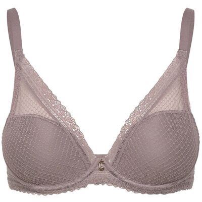 CHANTELLE Romance T-Shirt Plunge Bra E x 85 Pink E x 85 CHANTELLE Romance T-Shirt Plunge Bra E x 85 Pink E x 85