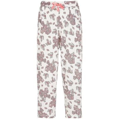 Damella of Sweden Pyjamas Trousers L White L Damella of Sweden Pyjamas Trousers L White L