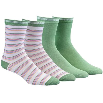 Damella of Sweden 2-Pack Bamboo Socks 35-38 Green 35-38 Damella of Sweden 2-Pack Bamboo Socks 35-38 Green 35-38