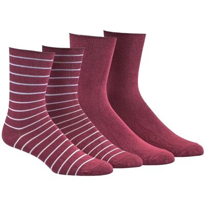 Damella of Sweden 2-Pack Bamboo Socks 35-38 Burgundy 35-38 Damella of Sweden 2-Pack Bamboo Socks 35-38 Burgundy 35-38