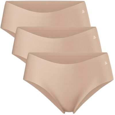 Danish Endurance Invisible Hipster (Women) 3-Pack L Beige L Danish Endurance Invisible Hipster (Women) 3-Pack L Beige L