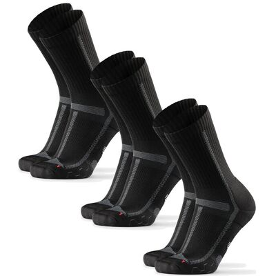 Danish Endurance Long Distance Running Crew Socks 3-Pack 43-47 Black 43-47 Danish Endurance Long Distance Running Crew Socks 3-Pack 43-47 Black 43-47