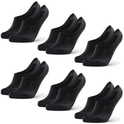 Danish Endurance Cotton No-Show Socks 6-Pack 43-47 Black 43-47 Danish Endurance Cotton No-Show Socks 6-Pack 43-47 Black 43-47