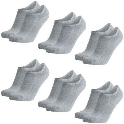 Danish Endurance Cotton No-Show Socks 6-Pack 39-42 Grey 39-42 Danish Endurance Cotton No-Show Socks 6-Pack 39-42 Grey 39-42