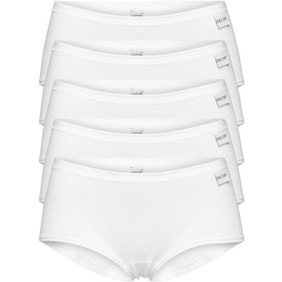 Decoy Hipster, 5-Pack Gots XXL White XXL Decoy Hipster, 5-Pack Gots XXL White XXL
