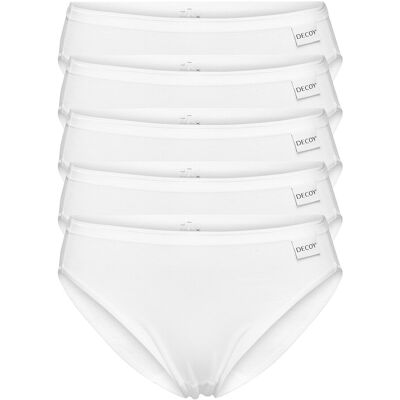 Decoy Tai Brief, 5-Pack Gots L White L Decoy Tai Brief, 5-Pack Gots L White L