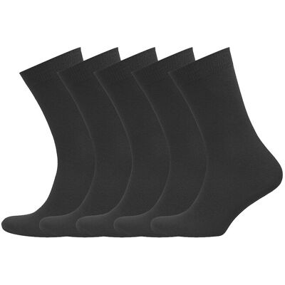 Decoy Ankle Sock Cotton 5-Pk 37-41 Black 37-41 Decoy Ankle Sock Cotton 5-Pk 37-41 Black 37-41