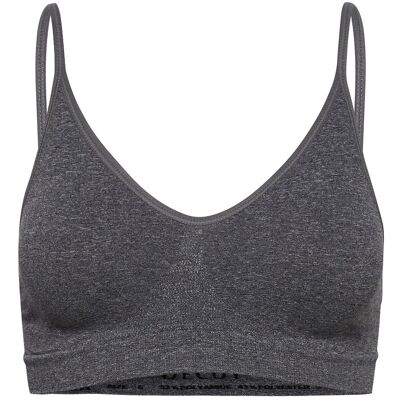 Decoy Bra Top W/Narrow Straps XS Grey XS Decoy Bra Top W/Narrow Straps XS Grey XS