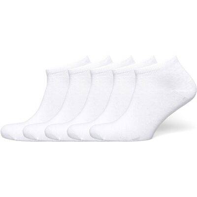 Decoy Sneaker Sock 5-Pk 37-41 White 37-41 Decoy Sneaker Sock 5-Pk 37-41 White 37-41