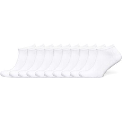 Decoy Sneaker Sock 10-Pack 37-41 White 37-41 Decoy Sneaker Sock 10-Pack 37-41 White 37-41
