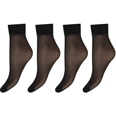 Decoy Silklook Ankle 4-Pack ONE SIZ Black ONE SIZ Decoy Silklook Ankle 4-Pack ONE SIZ Black ONE SIZ