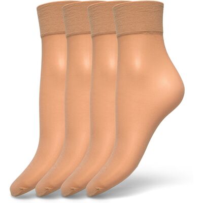 Decoy Silklook Ankle 4-Pack ONE SIZ Beige ONE SIZ Decoy Silklook Ankle 4-Pack ONE SIZ Beige ONE SIZ