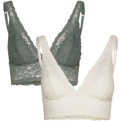Dorina Lana/Eco-2Pp Bralette XS White XS Dorina Lana/Eco-2Pp Bralette XS White XS