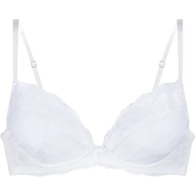 Dorina Perfect Lace Plunge C x 80 White C x 80 Dorina Perfect Lace Plunge C x 80 White C x 80