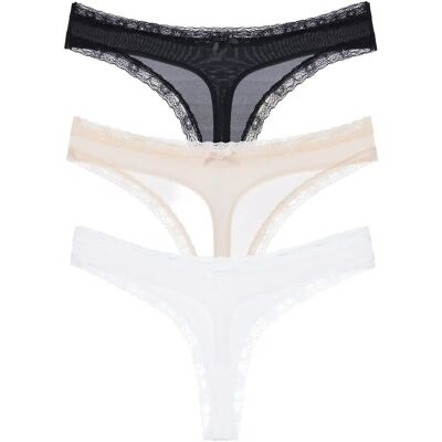 Dorina Essential Microfibre Thong M Black M Dorina Essential Microfibre Thong M Black M