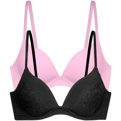 Dorina Willa-2Pp Push Up Plunge C x 70 Grey C x 70 Dorina Willa-2Pp Push Up Plunge C x 70 Grey C x 70