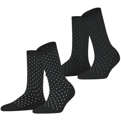 Esprit Socks Fine Dot 2-Pack Sustainable With Pattern 35-38 Black 35-38 Esprit Socks Fine Dot 2-Pack Sustainable With Pattern 35-38 Black 35-38