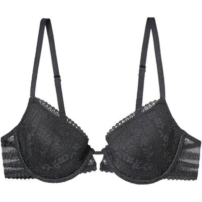 Etam Aura - Light Padded Classic Bra E x 80 Black E x 80 Etam Aura - Light Padded Classic Bra E x 80 Black E x 80