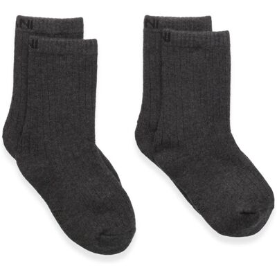 Exani Ullstrumpa 2-Pack Jr 34-36 Grey 34-36 Exani Ullstrumpa 2-Pack Jr 34-36 Grey 34-36