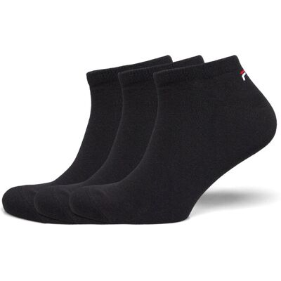 FILA Socks Fila 3Pk Invisible Plain Socks 43-46 Black 43-46 FILA Socks Fila 3Pk Invisible Plain Socks 43-46 Black 43-46