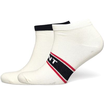 Gant Ankle Socks 2-Pack 43-45 Cream 43-45 Gant Ankle Socks 2-Pack 43-45 Cream 43-45