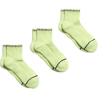 Girlfriend Collective 3-Pack Mindfulness Quarter Crew Sock ONE SIZE Green ONE SIZE Girlfriend Collective 3-Pack Mindfulness Quarter Crew Sock ONE SIZE Green ONE SIZE