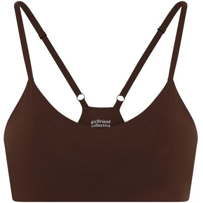 Girlfriend Collective V-Neck Bralette XXXXL Brown XXXXL Girlfriend Collective V-Neck Bralette XXXXL Brown XXXXL